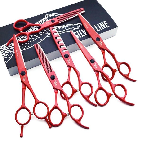 

hair scissors 6 personal professional haircut and hairdressing flat cut seamless tooth tool set salon tools sissors
