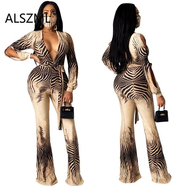 

women's jumpsuits & rompers european vintage fashion print deep v neck long sleeve skinny high street lady sheath bodysuits, Black;white