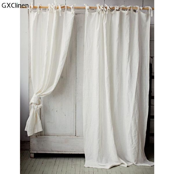 

curtain & drapes linen tie solid color bedroom modem blackout curtains finished window panel with ribbons