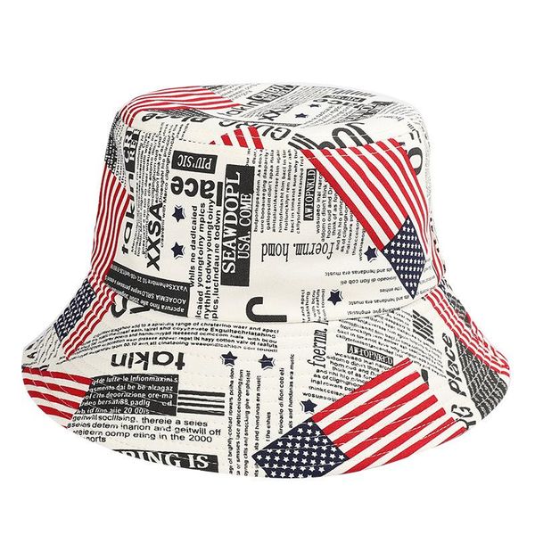 

wide brim hats 2021 summer cotton beach hat print bucket for women fashion hip hop sun visor men fisherman's cap panama gorros, Blue;gray