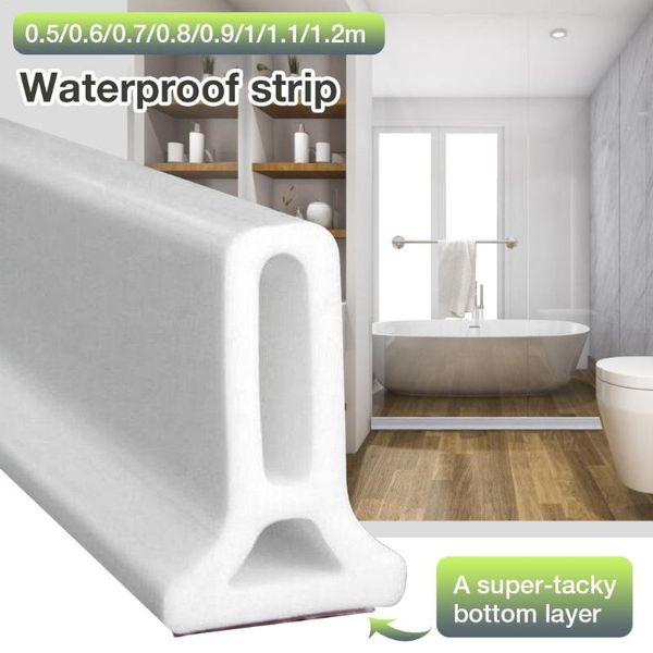 

bath mats shower barrier water ser bathroom rubber waterproof strip adjustable size strap belt dry and wet separation douche barriere