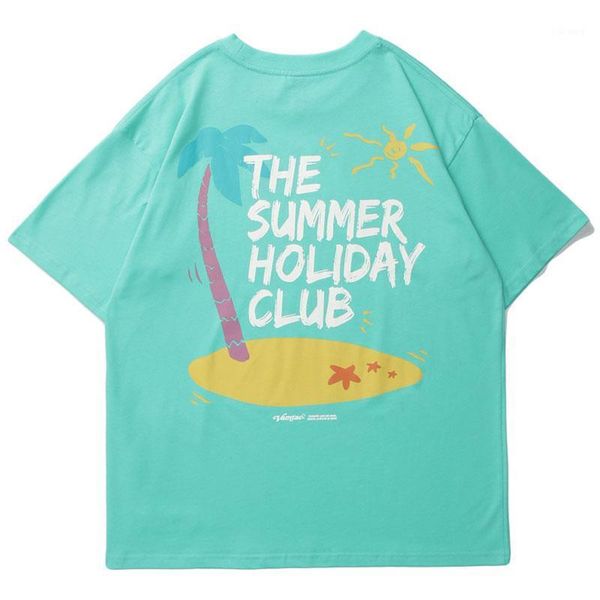 

men's t-shirts mens summer printed 100%cotton t shirts couple shirt hiphop short sleeve 2021 o-neck oversize tees, White;black