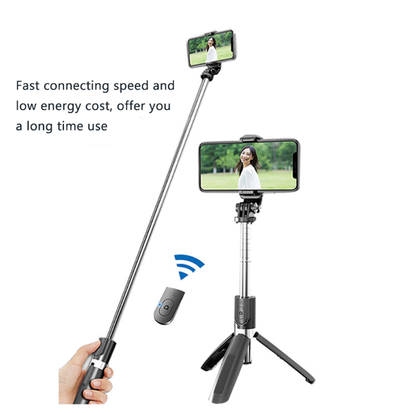 

selfie monopods phone stick mobile holder monopod bluetooth shutter control bracket