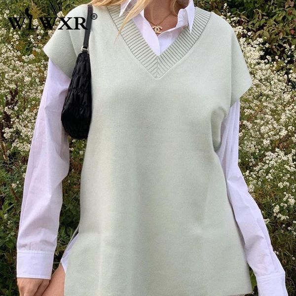 

women's vests wlwxr sweaters for women fashion tank deep v neck ladies gerrn tie dye sleeveless female streetwear, Black;white