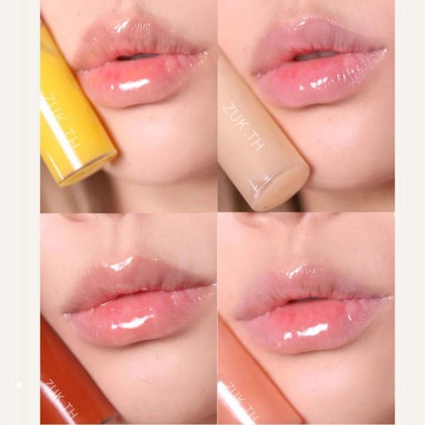 

lip gloss crystal jelly natural fruit moisturizer shiny liquid lipstick vitamin e oil anti-cracking makeup