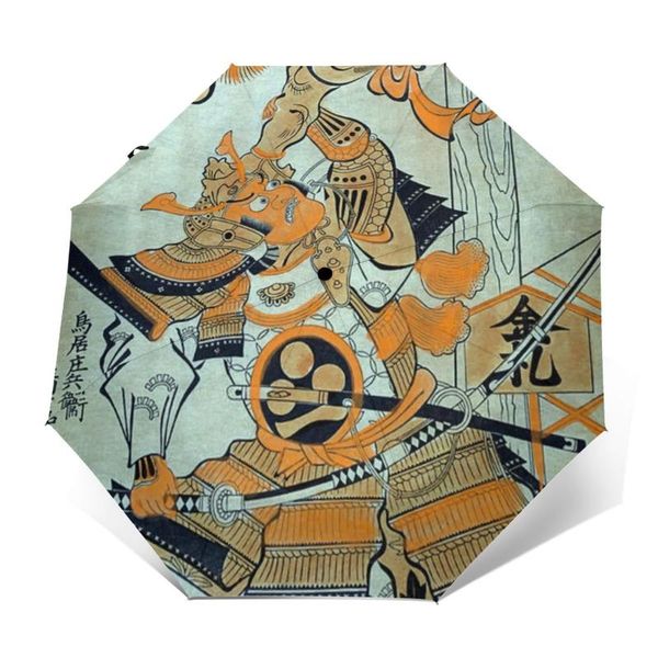 

umbrellas bushido umbrella anti uv outside creative automatic print folding