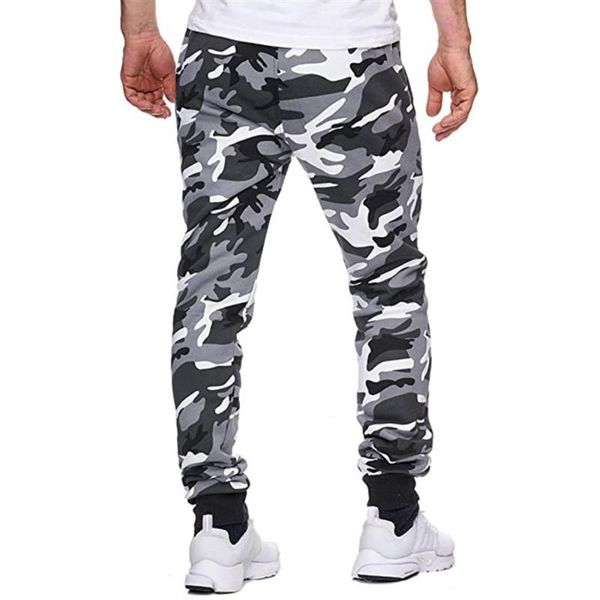 

men's pants pencil camouflage mens camo elastic waist trousers casual loose sports drawstring long plus size motorcycle, Black