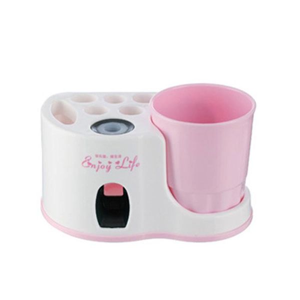 

bathroom saving space easy install accessories home pp durable squeeze storage suction cups automatic toothpaste dispenser bath accessory se