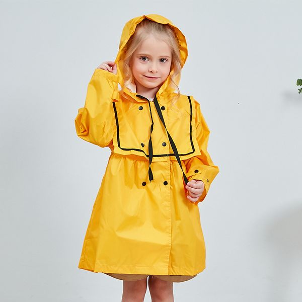 

raincoat solid princess doll fashion cute baby student children girl poncho