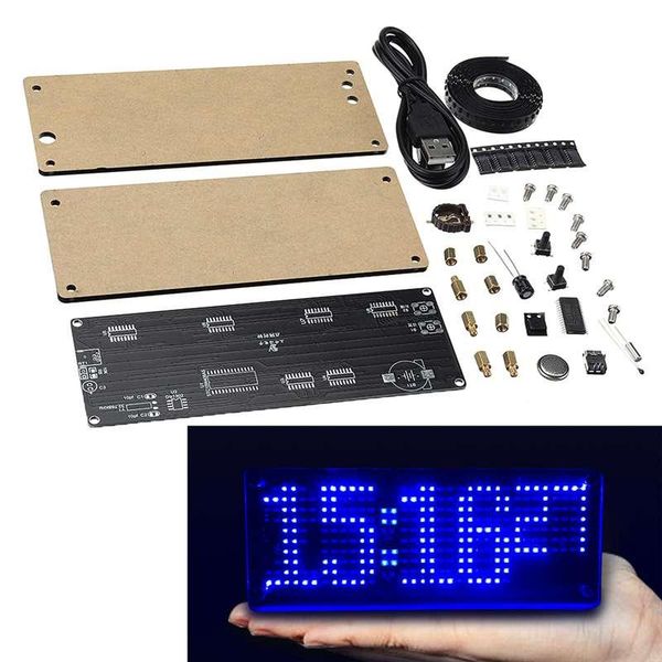 

dot matrixs digital clock production kit electronic diy parts accessory modules led
