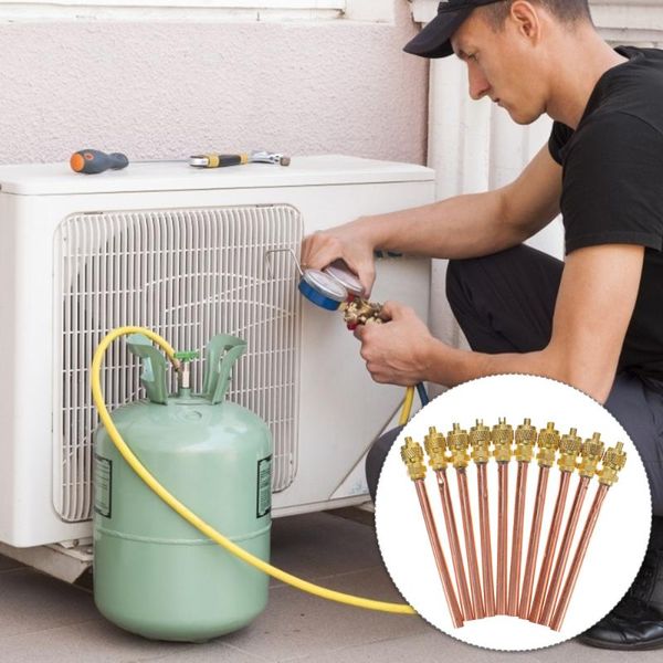 

bike pumps 10pcs stem core refrigeration tool filling access for air conditioner