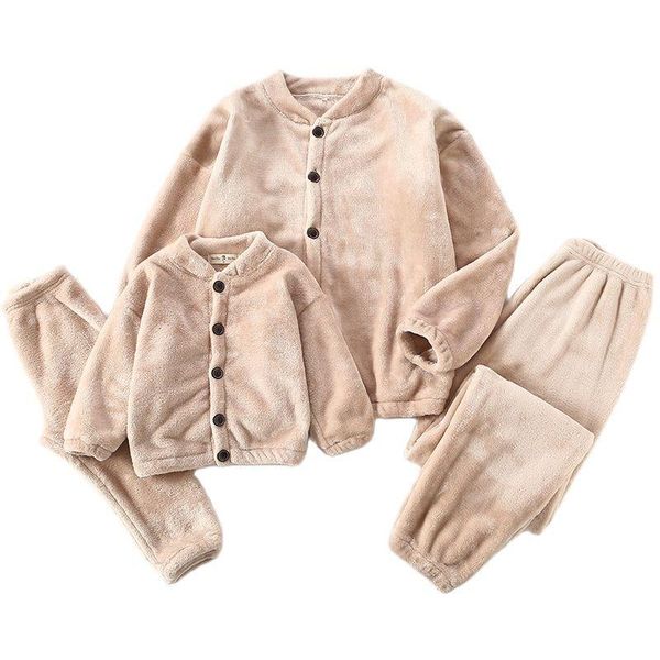 

family matching outfits mommy and me pajama sets sleepwear fashion winter women kids pyjamas baby girls boy mom clothing set, Blue