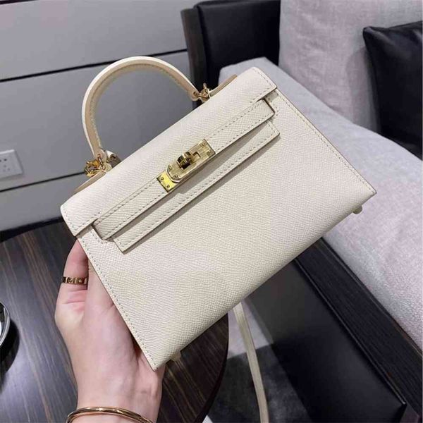 

new leather second generation bag mini bag cowhide single shoulder messenger classic fashion versatile purse black friday