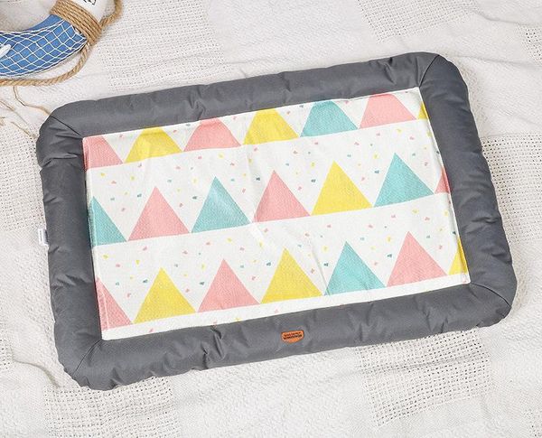 

kennels & pens dog kennel pet ice silk mat cat four seasons available bed supplies hx11#