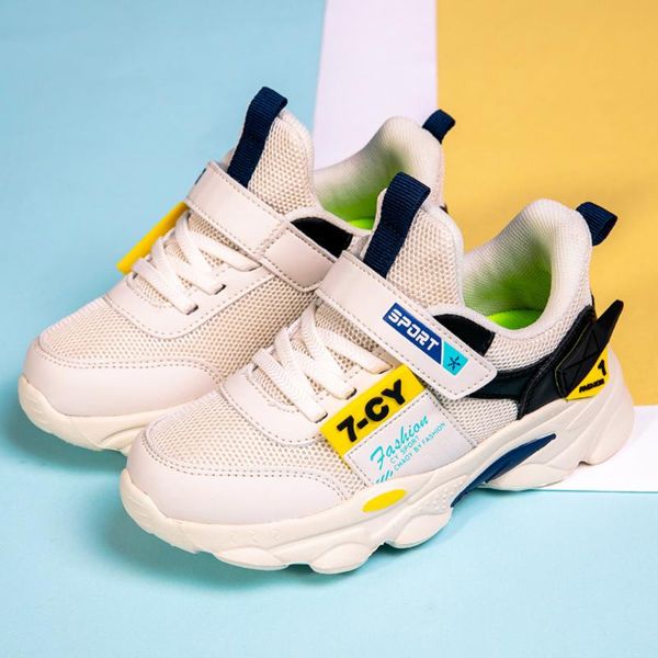 

sneakers 2021 autumn children's shoes summer cloth hollow graffiti breathable boys running girls travel casual sports, Black;red