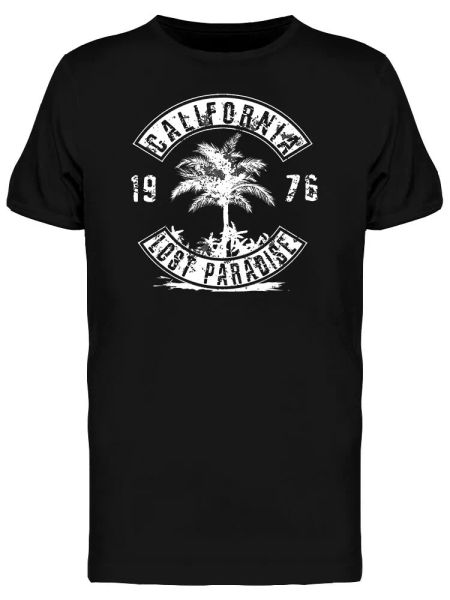 

california miami summer 1976 men's tee -image by shutterstock, White;black