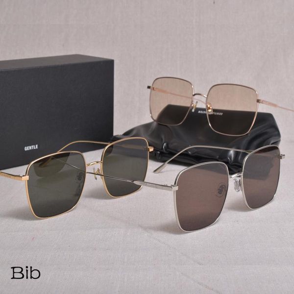 

sunglasses 2021 style gm metal big square women gentle diane polarized uv400 lens glasses for men with brand case, White;black