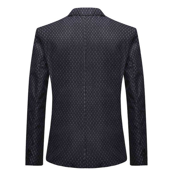 

black floral print one button autumn new slim fit mens blazer jacket business wedding party blazers men suits, White;black