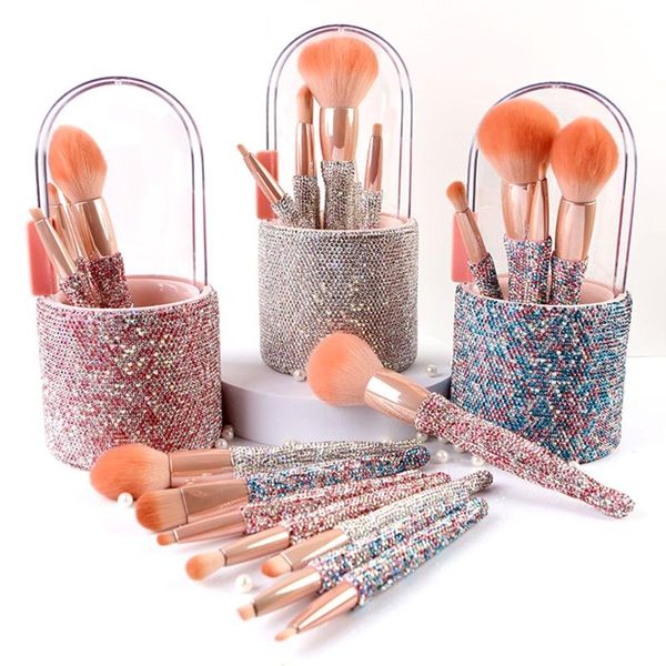 

makeup brushes 8pcs synthetic foundation powder concealers eye shadows cosmetic brush tools set for women girls