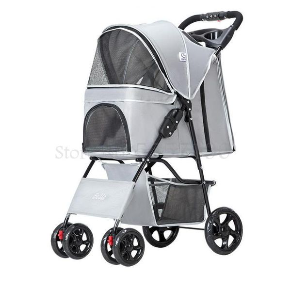 

folding pet stroller dog cat teddy baby out car cart seat covers