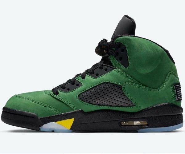 

shoes jumpman 5 oregon ducks basketball mens v green black designer sports sneakers