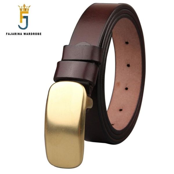 

copper geometric ellipse pattern brass buckle belts cowskin genuine leather thin model belt n17fj180, Black;brown