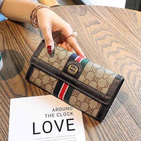 

luxury herme handbags and storage mobile wallet card integrated hand women's long wallet simple multi-functional folding