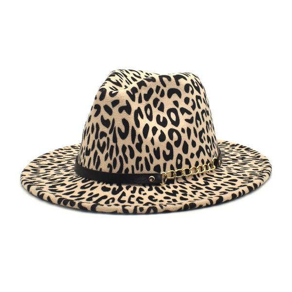 

wide brim hats zebra pattern artificial wool felt fedora fashion women men large jazz party cap panama style cowboy hat, Blue;gray