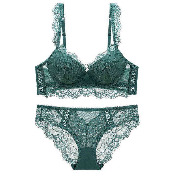 

nxy set bra and panties set padded cup good push up with hollow out flank breathable lingerie for women summer underwire 3 colours 1127, Red;black