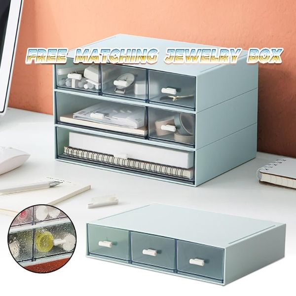 

can be combined and superimposed transparent cosmetic storage box boxes & bins