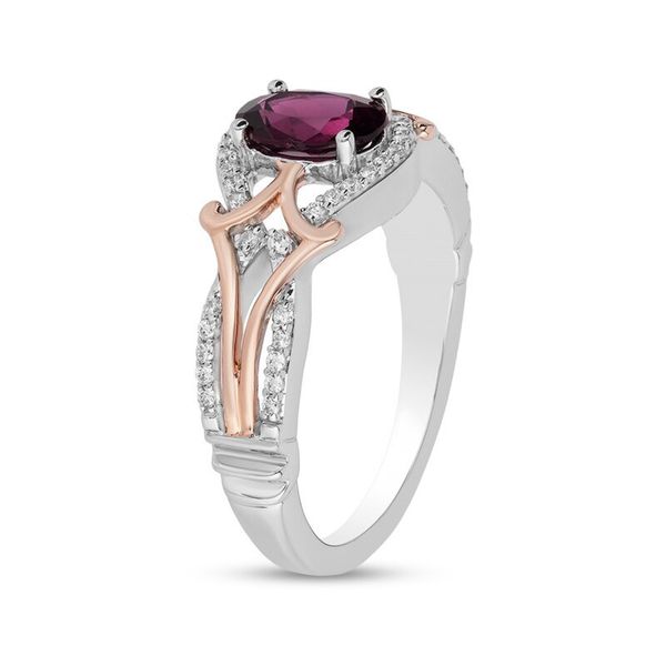 

10pcs sell oval purple rhinestone two-tone rings european and american fashionable female engagement rings g-86, Silver