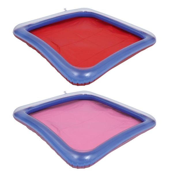 

inflatable floats & tubes 2pcs serving holders barbecue ice trays (random color)