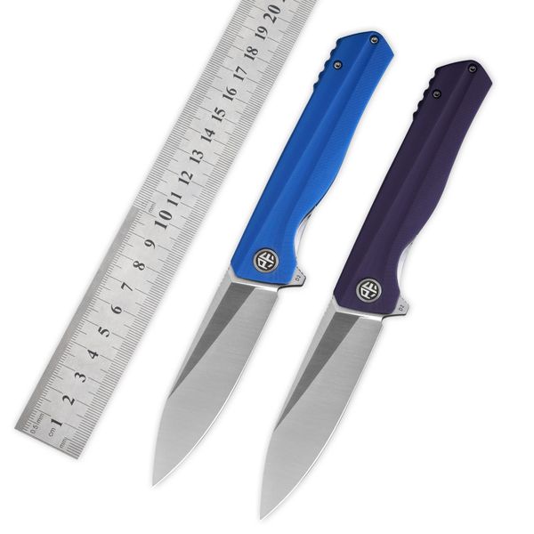 

petrified fish new 818 ba bearing fipper g10 hande d2 stee foding knife camping hunting pocket edc toos