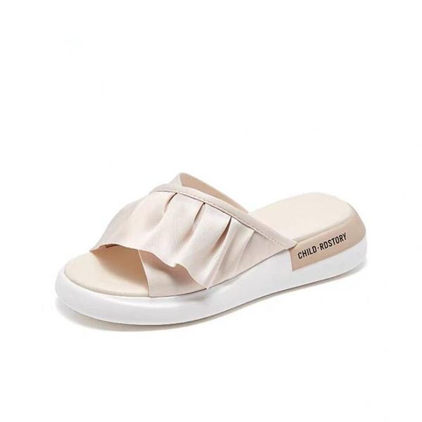 

slippers women flip flops slides summer shoes flats female fashion casual designers, Black