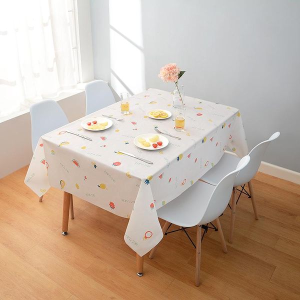 

table cloth pvc tablecloth washable waterproof oil-proof rectangular cover restaurant coffee mat 137*90cm home kitchen party