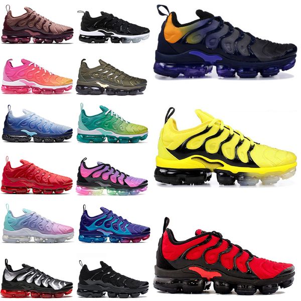 

2021 tn plus sports shoes running triple black men women trainers vapourmax red violet skateboarding ones high low cut white outdoor athleti