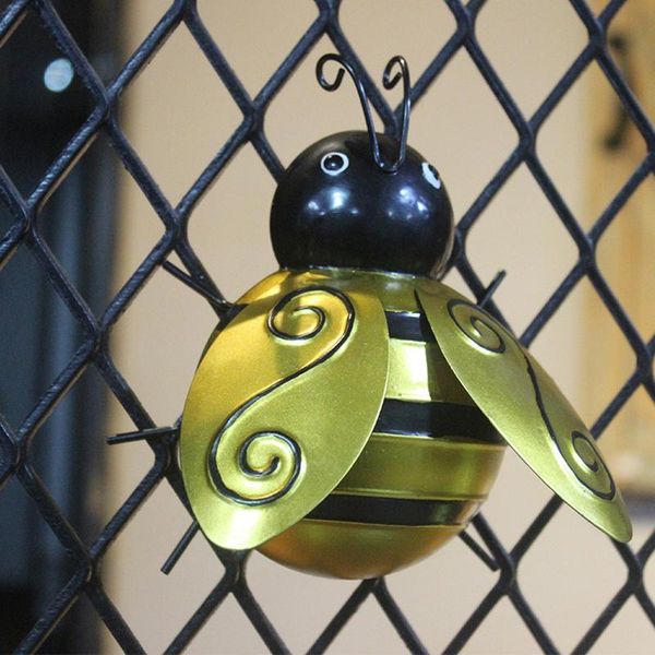 

decorative objects & figurines golden/yellow modern bee-shaped living room/garden wall hanging decoration bee ornaments