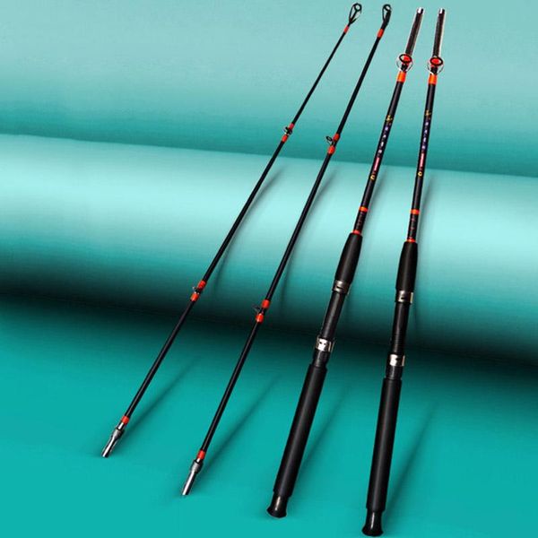 

boat fishing rods solid hard frp plug-in screw pole spinning sea gear kastking pesca rock trout tough tackle