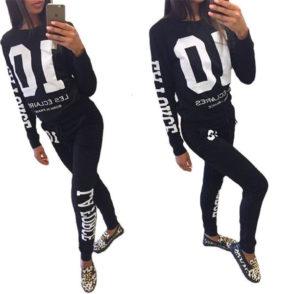 

tracksuits sportswear 2021 autumn digital 10 fashion sweater women, Gray