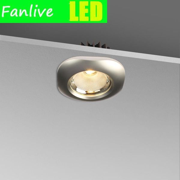 

downlights 10pc led downlight spot silver aluminum recessed lighting