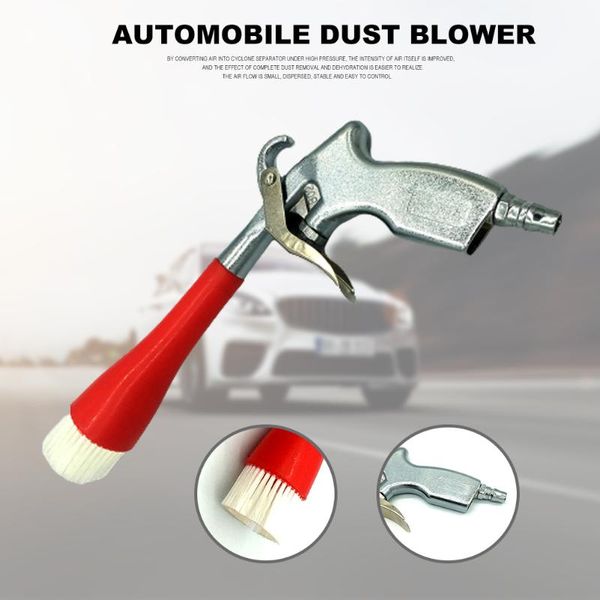 

aluminum alloy pe brush type cleaner t26 high pressure cleaning gun air blow dust pneumatic car duster tools washer