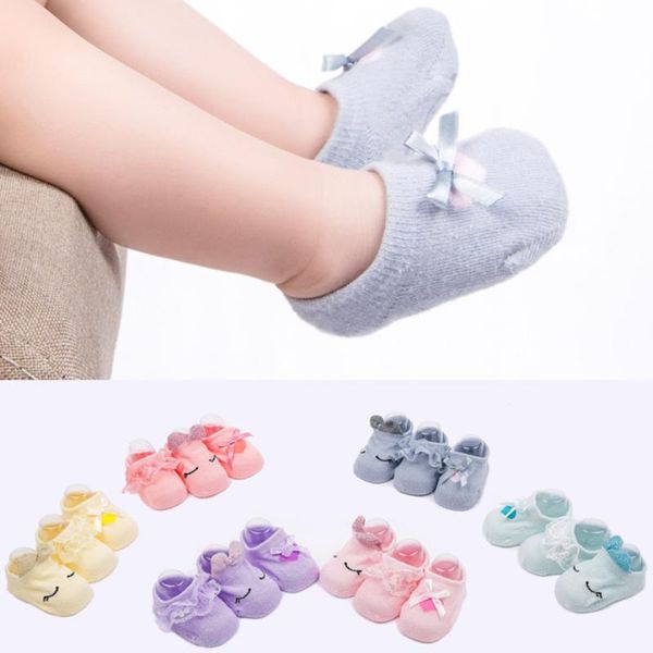 

socks 3 pairs/lot baby girl olita lace children's cartoon slipper born accessories designer clothes chaussette enfant, Pink;yellow