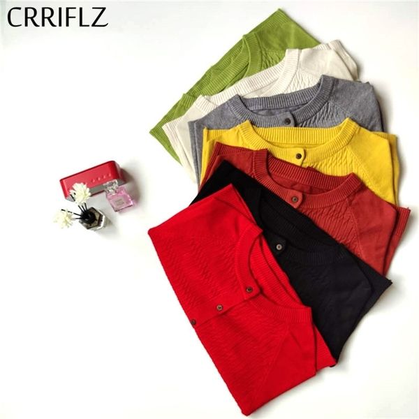 

autumn winter cardigans sweater women casual o-neck thick solid long sleeve knitted crriflz 210520, White