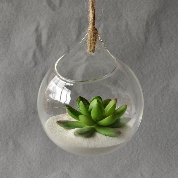 

vases hanging glass vase terrarium hydroponic flower planter office home decor ornament