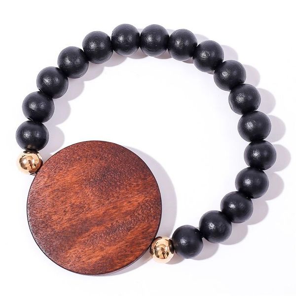 

party favor 100pcs/lot designer charms for diy bracelet wooden disc with beads designers bangles