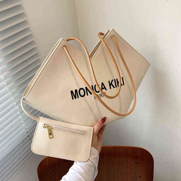 

shopping bags ladies fashion luxury heart shaped large capacity 2 piece tote handbag casual zipper travel beach shoulder wallet purse 220309