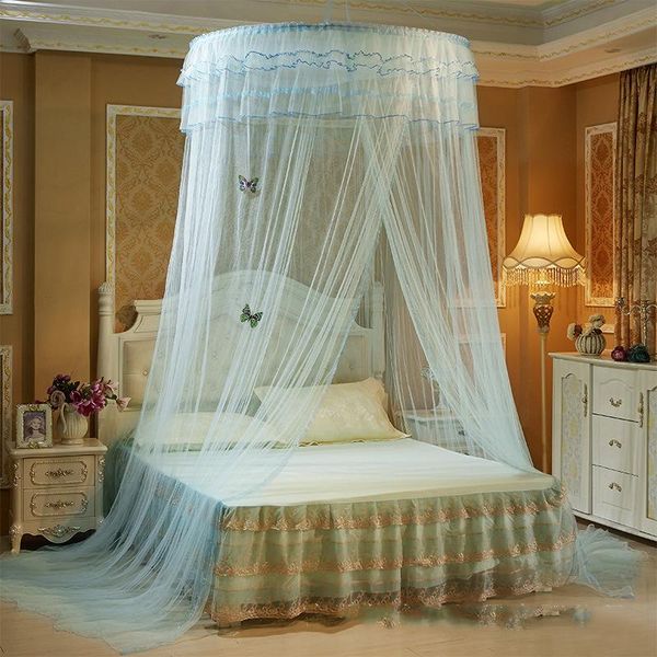 

mosquito net princess single-door hung dome 1.2m-2.2m bed universal solid color heighten encryption mosquiteiro