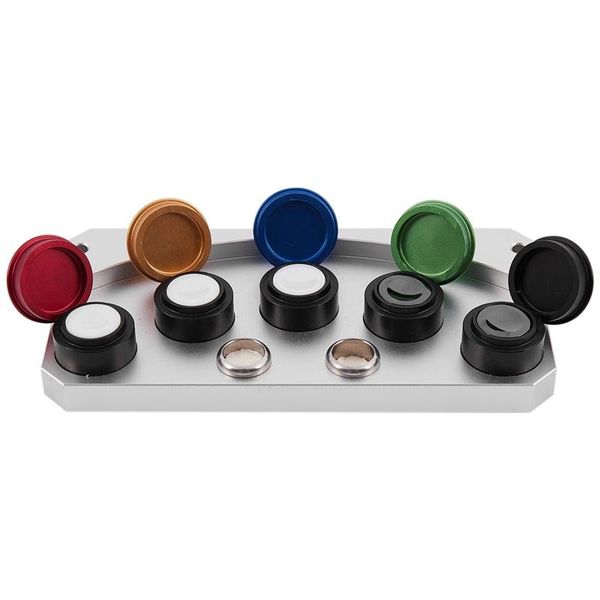 

repair tools & kits watch tool -die cast oil cup stand for oils watchmakers repairs with 5 dishes contain