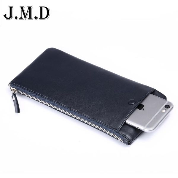 

wallets men wallet long design layer leather ultra-thin man purse zipper genuine money clip for, Red;black