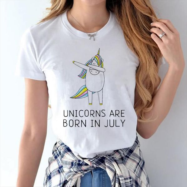 

100% cotton unicorn cat men print and women casual short sleeve o neck loose summer white tee femme, White;black